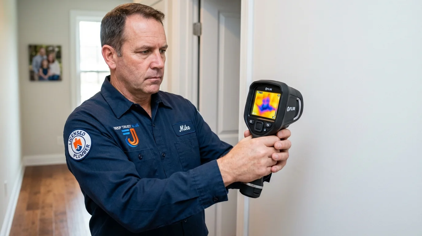 Thermal imaging leak detection by Johns Plumbing LLC in Baxley